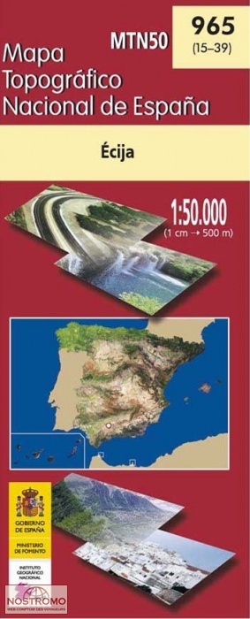 0965 ÉCIJA | carte topographique CNIG