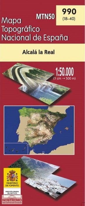 0990 ALCALÁ LA REAL | carte topographique CNIG