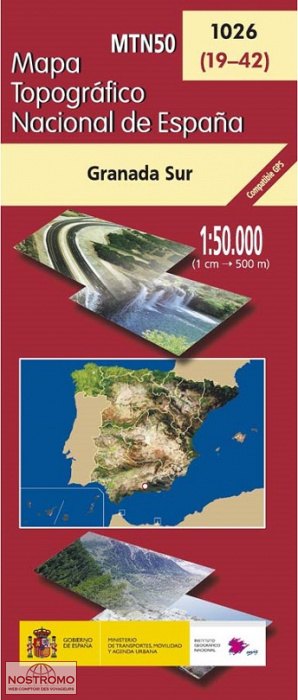1026 GRANADA SUR | carte topographique CNIG