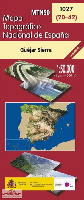 1027 GÜEJAR SIERRA | carte topographique CNIG