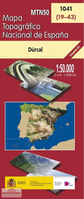 1041 DÚRCAL | carte topographique CNIG