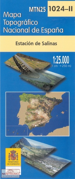 1024-2 ESTACIÓN DE SALINAS | carte topographique CNIG