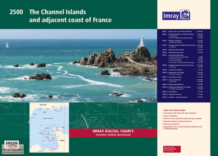 2500 ÎLES ANGLO-NORMANDES | cartes marines Imray