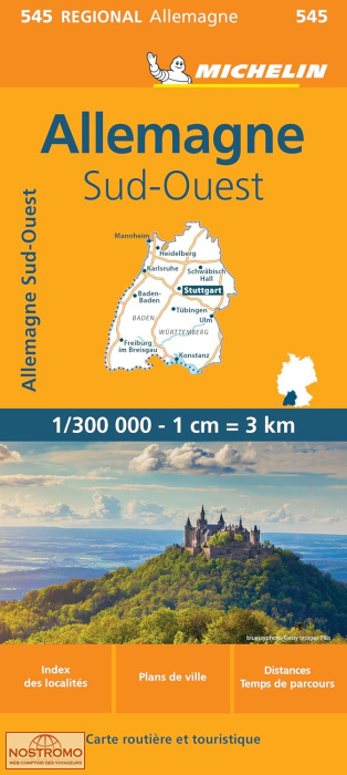 545 GERMANY SOUTHWEST | Michelin road map