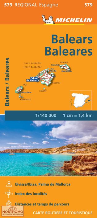 579 BALÉARES | carte routière Michelin