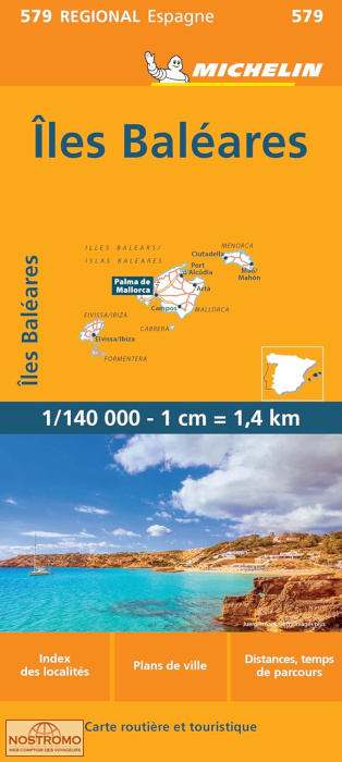 579 BALEARIC ISLANDS | Michelin road map