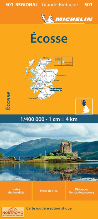501 SCOTLAND | Michelin road map