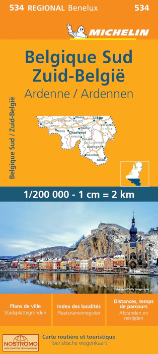 534 BELGIUM SOUTH - ARDENNE | Michelin road map