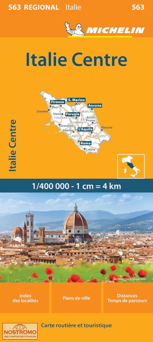 563 CENTRAL ITALY | Michelin road map