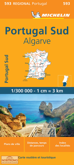 593 PORTUGAL SOUTH - ALGARVE | Michelin road map