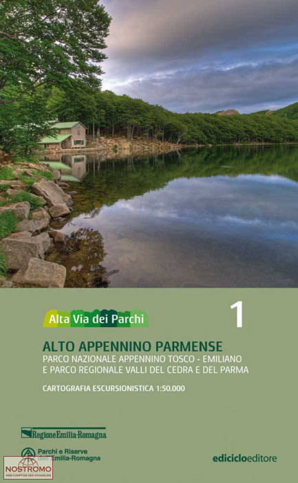 01 ALTO APPENNINO PARMENSE | Ediciclo hiking map