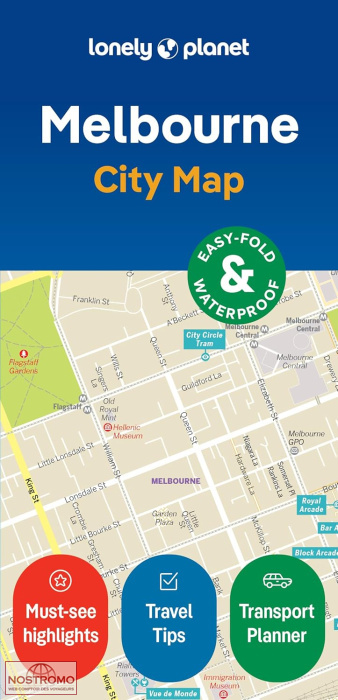 MELBOURNE | Lonely Planet street map