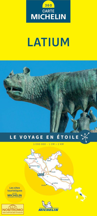 360 LATIUM | carte routière Michelin