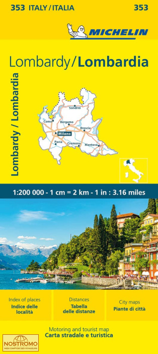 353 LOMBARDIA | Michelin road map