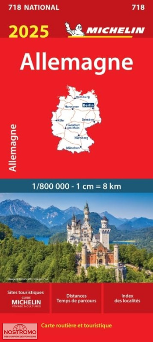 GERMANY 718 | Michelin road map