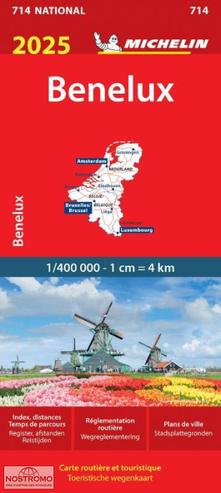 BENELUX 714 | Michelin road map