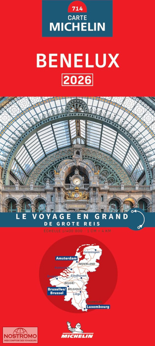 BENELUX 714 | carte routière Michelin