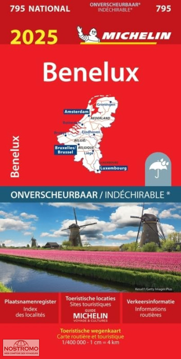 BENELUX 795 | Michelin road map