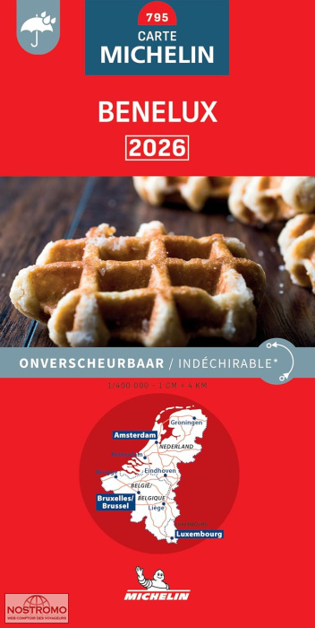 BENELUX 795 | carte routière Michelin