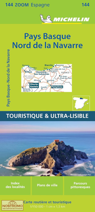 144 BASQUE COUNTRY - NORTHERN NAVARRA | Michelin road map