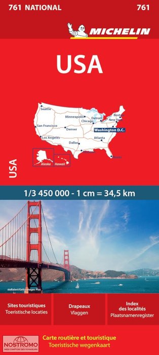 USA 761 | Michelin road map