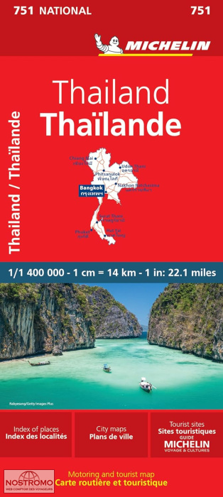 THAILAND 751 | Michelin road map