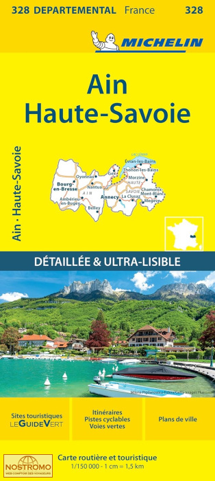 328 AIN - HAUTE-SAVOIE | Michelin road map