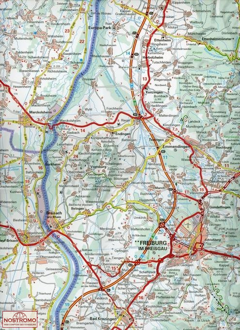 315 Bas Rhin Haut Rhin Michelin Road Map Nostromoweb