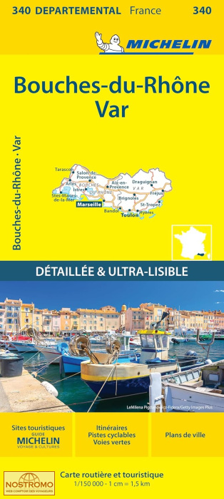 340 BOUCHES-DU-RHÔNE - VAR | Michelin road map