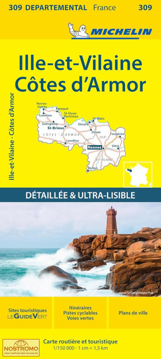 309 CÔTES D'ARMOR - ILLE-ET-VILAINE | Michelin road map