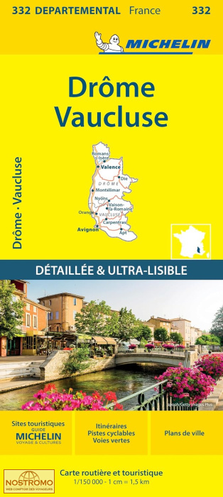 332 DRÔME - VAUCLUSE | Michelin road map