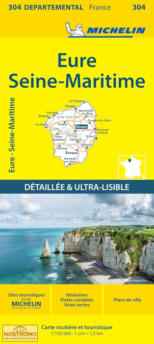 304 EURE - SEINE-MARITIME | Michelin road map