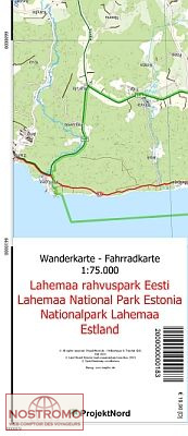 PARC NATIONAL LAHEMAA | carte topographique Projektnord