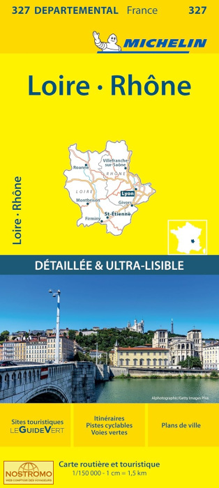 327 LOIRE - RHÔNE | Michelin road map