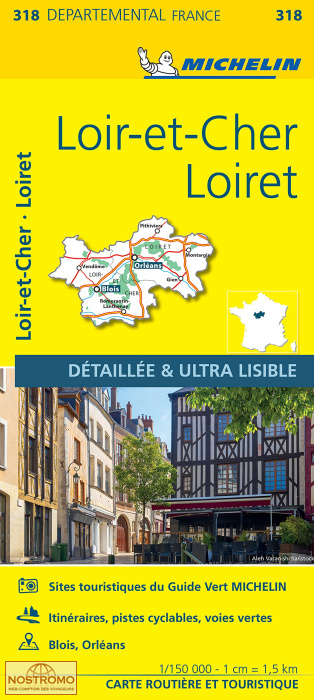 318 LOIRET - LOIR-ET-CHER | Michelin road map