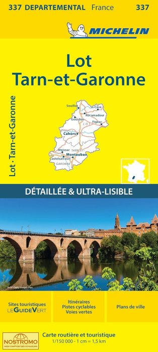 337 LOT - TARN-ET-GARONNE | Michelin road map