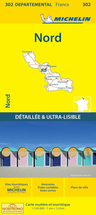 302 NORD | Michelin road map