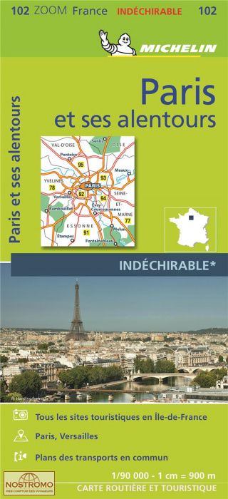102 AROUND PARIS | Michelin road map