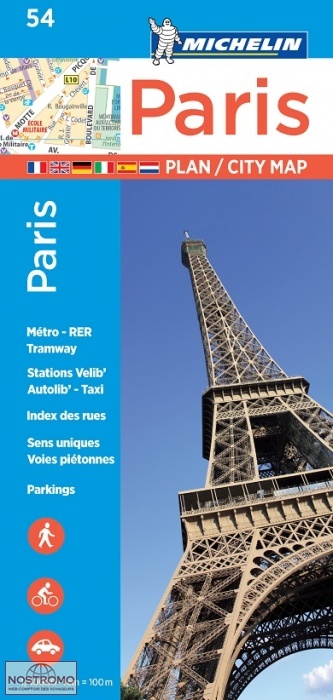 PARIS 54 | Michelin street map