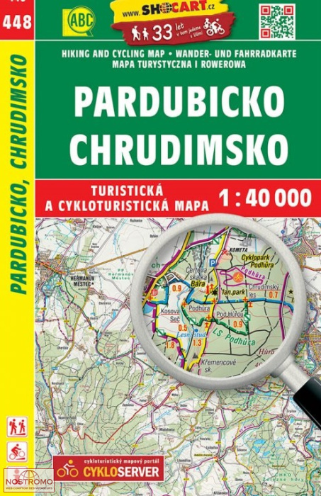 448 PARDUBICKO - CHRUDIMSKO | Shocart hiking map