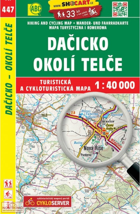 447 DAČICKO - OKOLÍ TELČE | Shocart hiking map