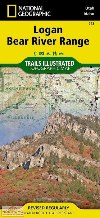 LOGAN - BEAR RIVER RANGE | National Geographic hiking map