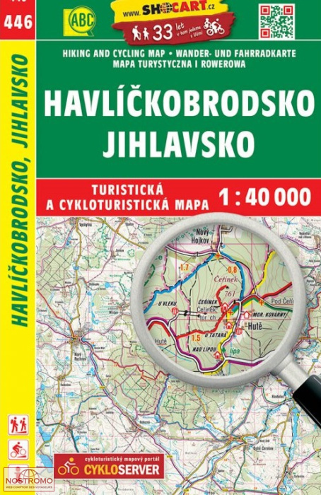 446 HAVLÍČKOBRODSKO - JIHLAVSKO | Shocart hiking map
