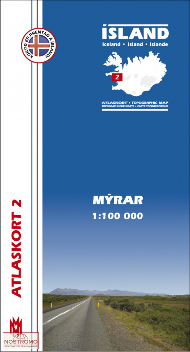 MYRAR 2 | hiking map Mal og Menning