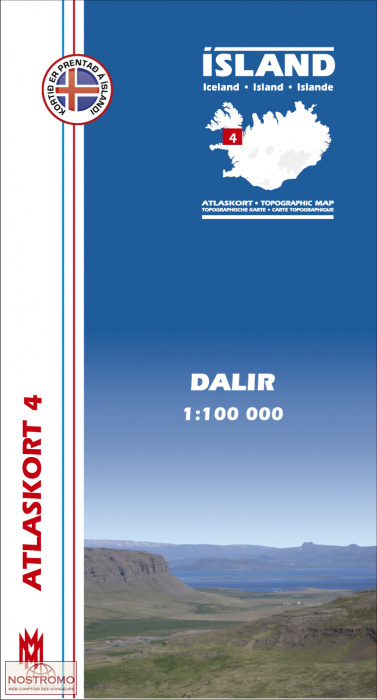DALIR 4 | hiking map Mal og Menning