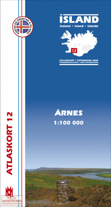 ARNES 12 | hiking map Mal og Menning