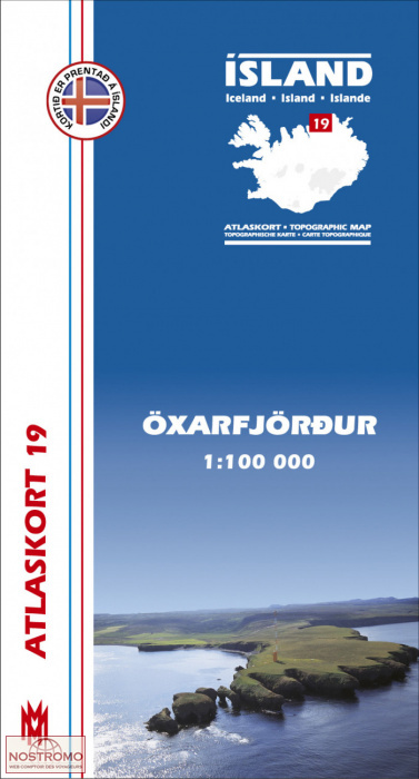 ÖXARFJÖRDUR 19 | hiking map Mal og Menning