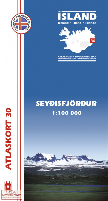 SEYDISFJÖRDUR 30 | Mal og Menning hiking map