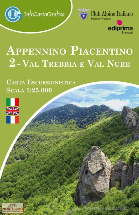 02 APPENNINO PIACENTINO - VAL TREBBIA E VAL NURE |  Infocartografica hiking map