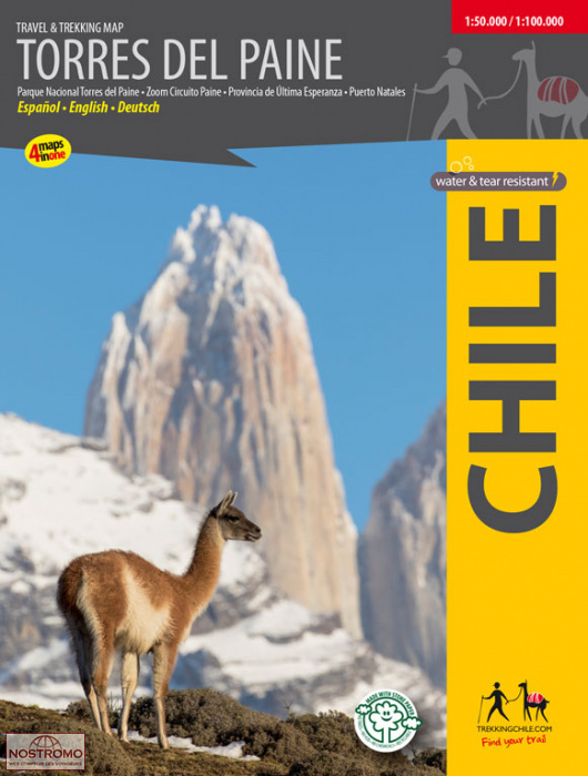 TORRES DEL PAINE | Trekkingchile trekking map